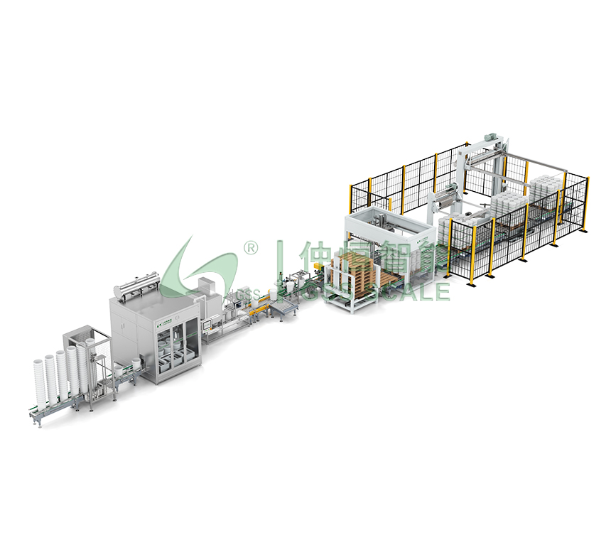 10~30kg塑料圓桶全自動(dòng)灌裝生產(chǎn)線
